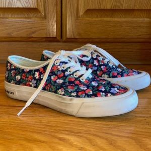 SEAVEES FOR J CREW LEGEND SNEAKERS IN LIBERTY